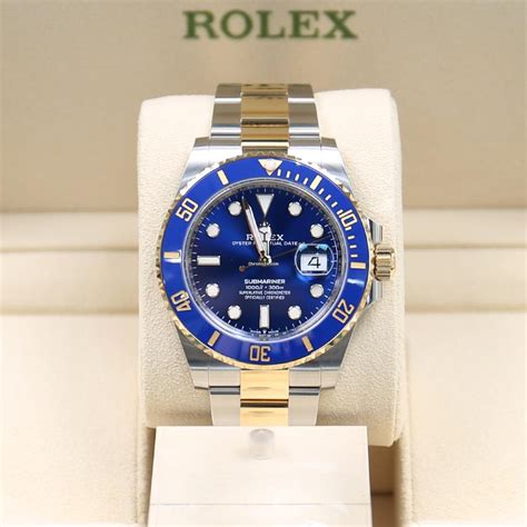 rolex submariner blue gold platinum|rolex blue submariner 2022.